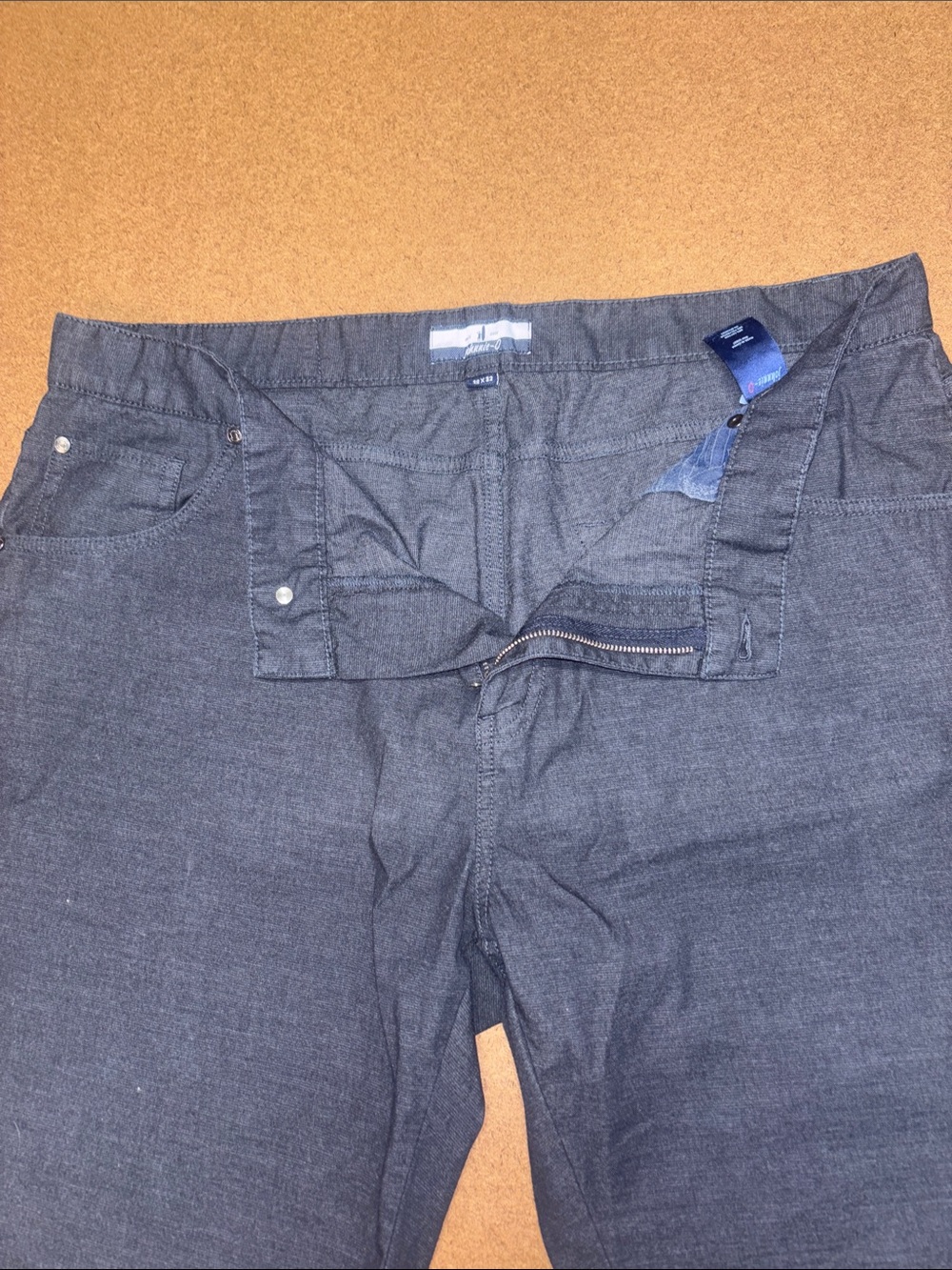 johnnie-O 38x32 Dark Gray Men's Dress Golf Pants